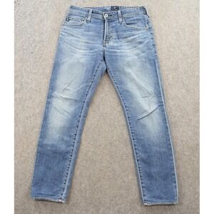 Adriano Goldschmied Jeans Mens 31 Blue The Stock Mid Rise Zip Fly Slim Straight